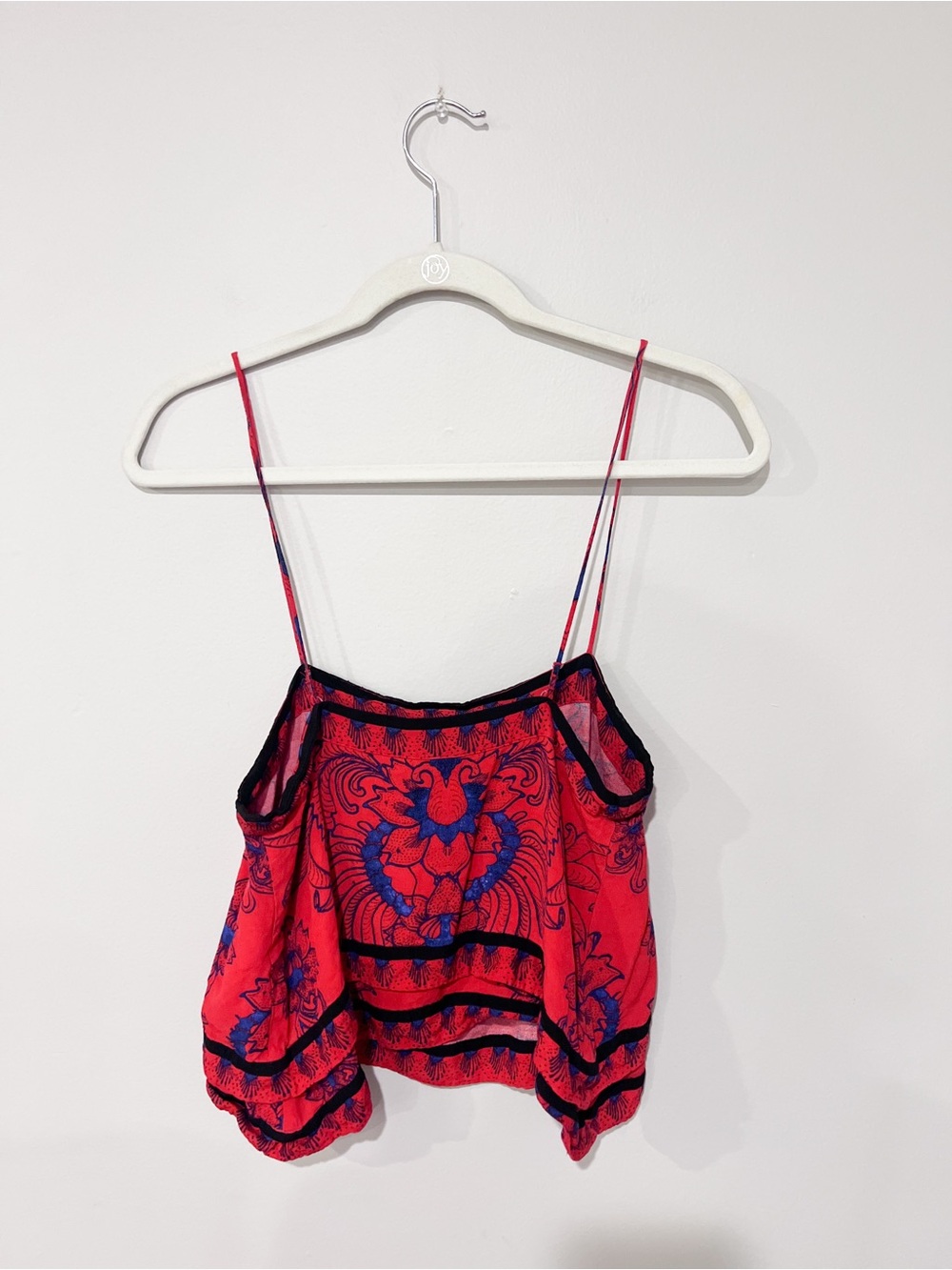 Free People Red Boho Tank Top - Picture 5 of 5